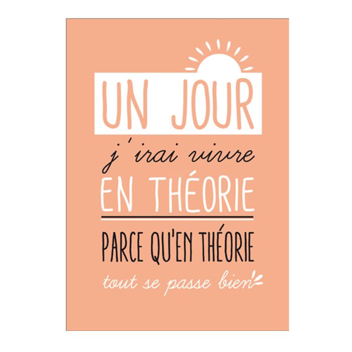 CARTE UN JOUR EN THEORIE