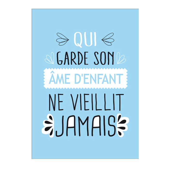 CARTE QUI GARDE SON AME D'ENFANT