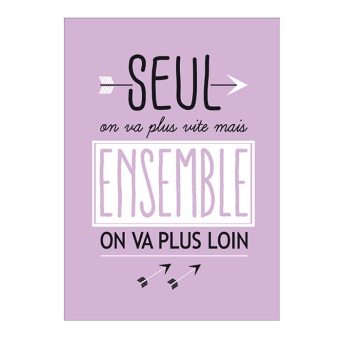 CARTE SEUL ON VA PLUS VITE