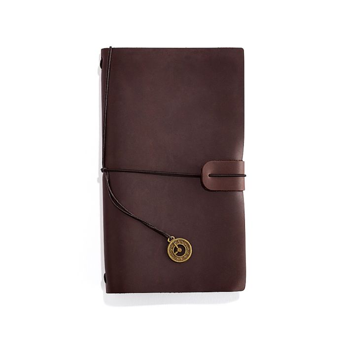 CARNET VOYAGE CUIR RECHARGEABLE