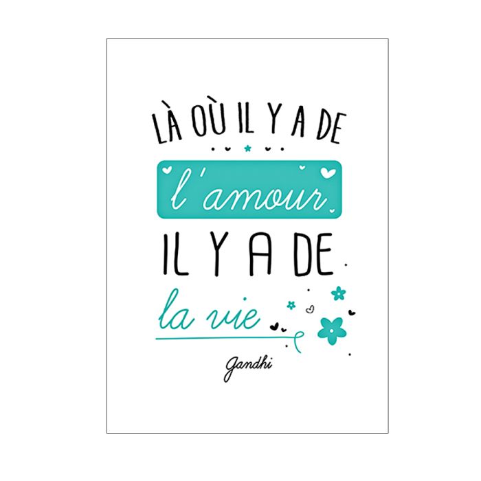 CARTE LA OU IL Y A DE L'AMOUR