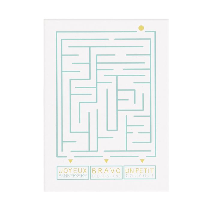 CARTE LABYRINTHE - PRAMAX PAPETERIE