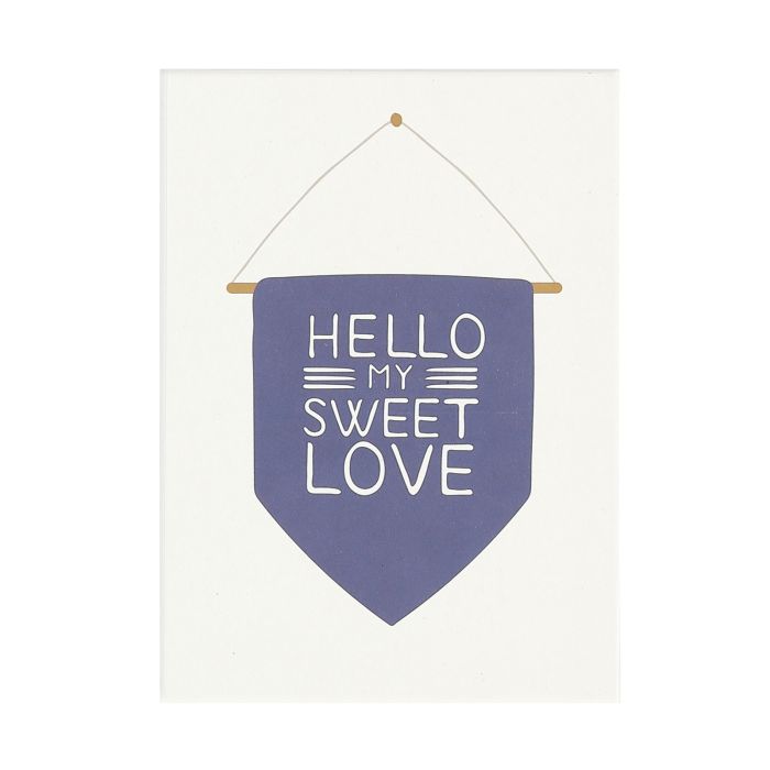 CARTE FANION HELLO SWEET LOVE-PRAMAX