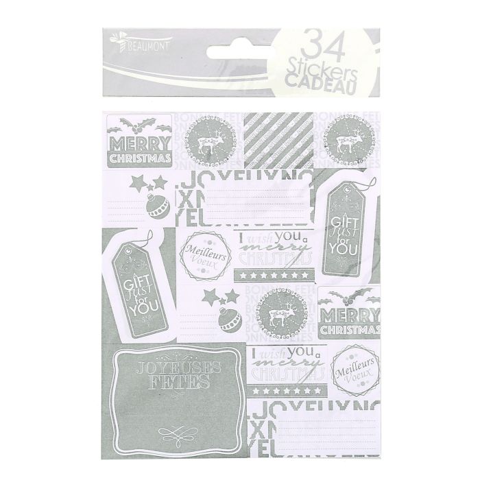 STICKERS ARGENT X34