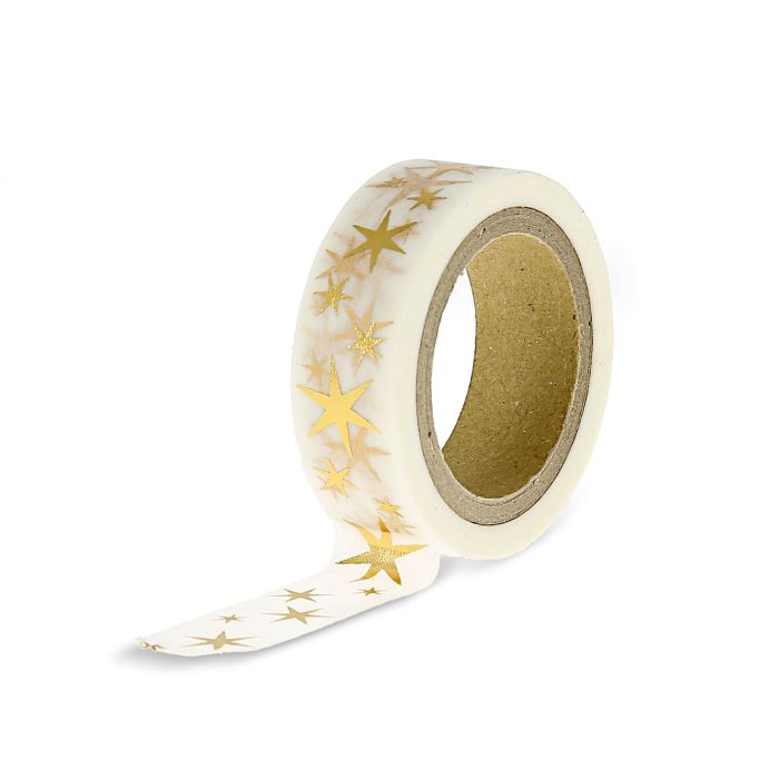 MASKING TAPE ETOILES OR - 10M