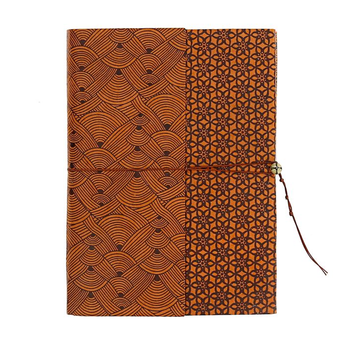 CARNET ZIGZAG OCRE