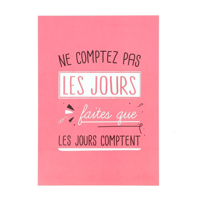 CARTE NE COMPTEZ PAS LES JOURS