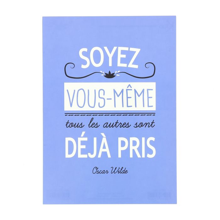 CARTE SOYEZ VOUS-MEME