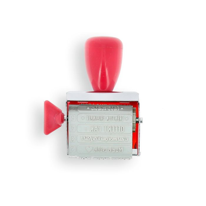 TAMPON À MESSAGES FAIT MAIN