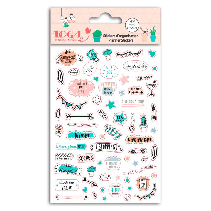 STICKERS x500 - BULLET JOURNAL