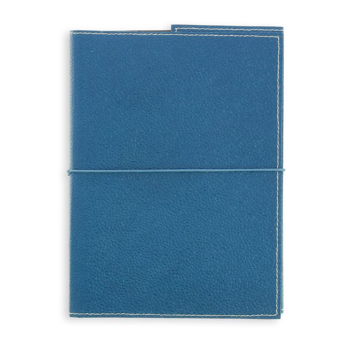 CARNET EN COTON ET PAPIER RECYCLÉ - BLEU