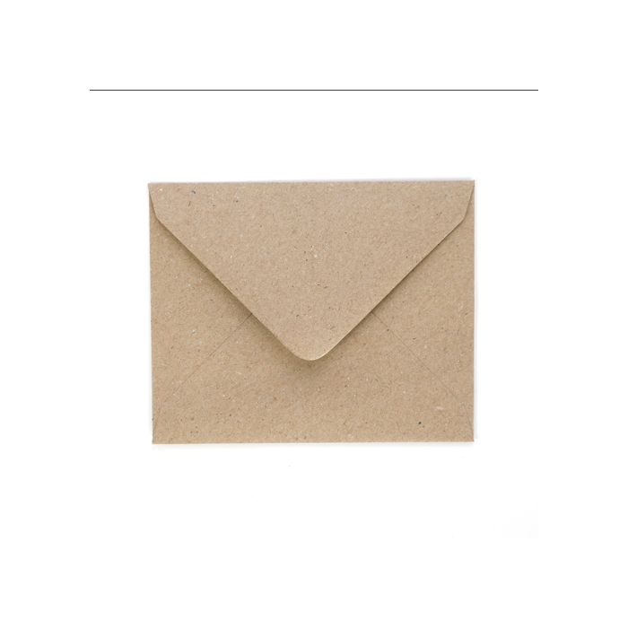 ENVELOPPE KRAFT - 10,2 X 12,7 CM