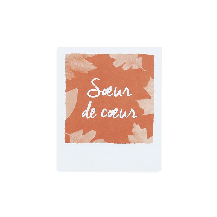 CARTE SOEUR DE COEUR