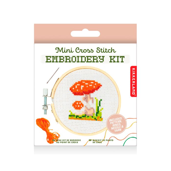 KIT MINI BRODERIE CHAMPIGNONS