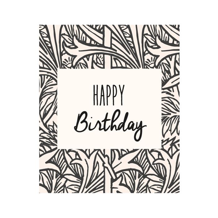 CARTE HAPPY BIRTHDAY