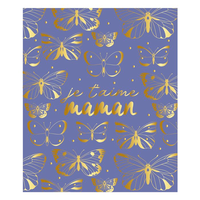 CARTE JE TAIME MAMAN 2024 10X12CM