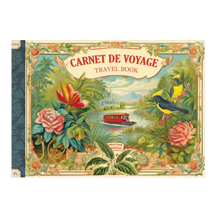 CAHIER ILLUSTRE CARNET VOYAGE 21X15 CM
