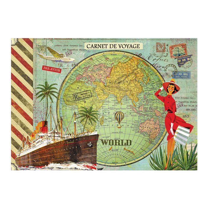 CAHIER ILLUSTRE MONDE 21X15 CM
