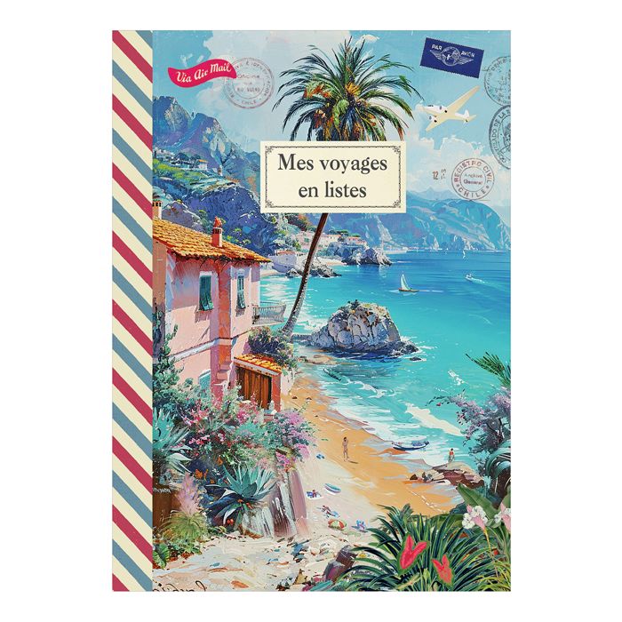 CARNET VOYAGE EN LISTE 10,5x15 CM