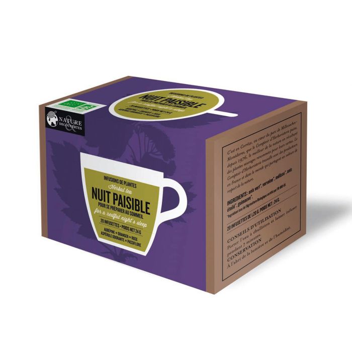 TISANE BIO NUIT PAISIBLE X20 INFUSETTES
