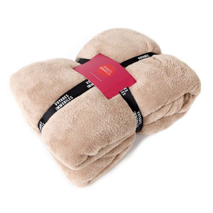 PLAID MICROFIBRES LIN 150*200 cm