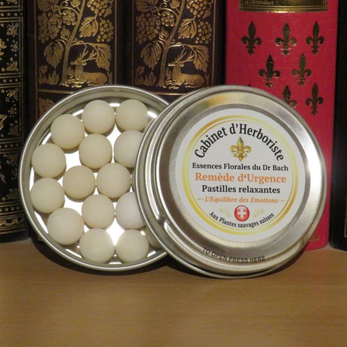 Pastilles détente Remède d'Urgences - Essences florales selon le Dr Bach