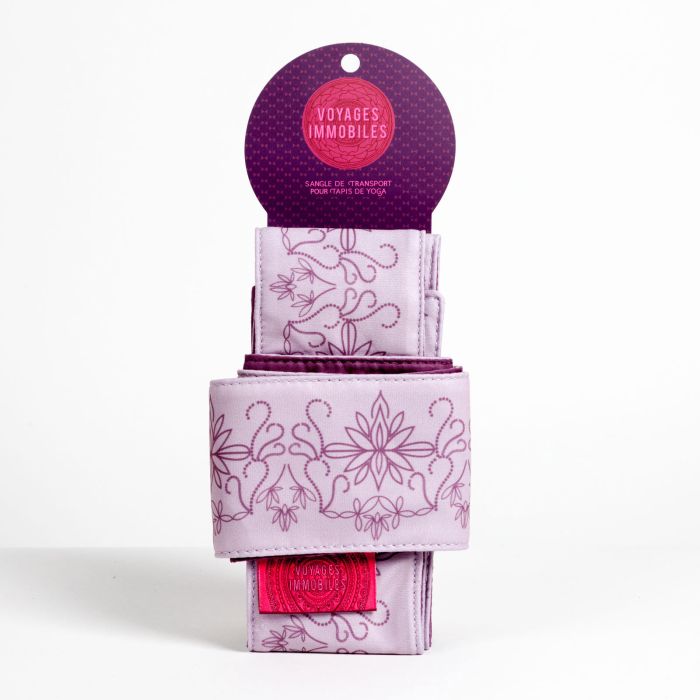 SANGLE DE PORTAGE YOGA MAUVE