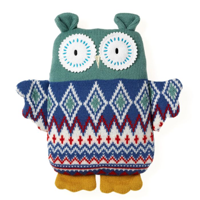 COUSSIN CHAUFFANT HIBOU