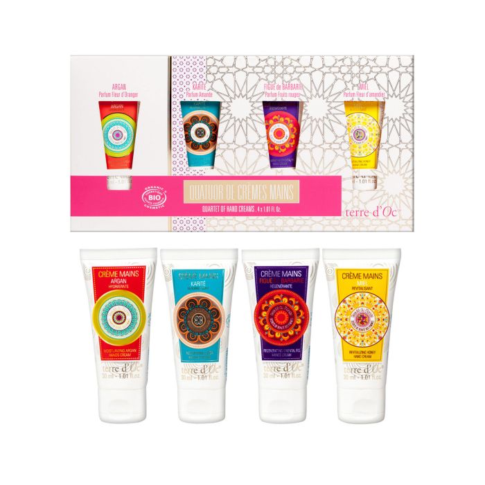 COF 4 CREMES MAINS BEAUTE DU MONDE