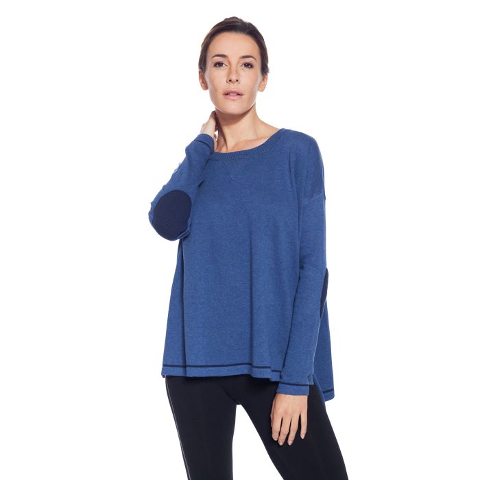 PULL DIAPASON BLEU CHINE T.L/XL