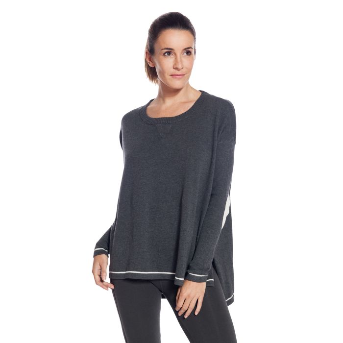 PULL DIAPASON GRIS CHINE T.L/XL