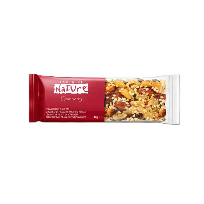 BARRE CEREALES CRANBERRY "QUEBEC"