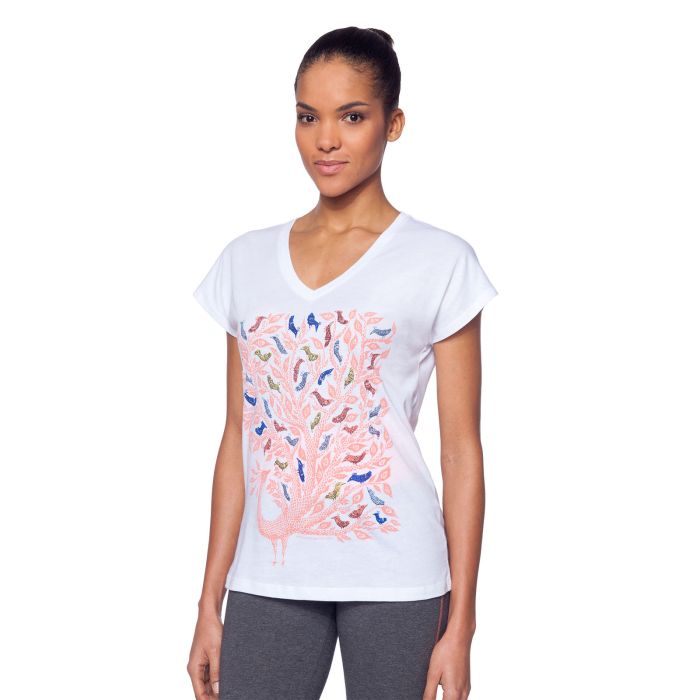 T-SHIRT T.S BLANC "ARBRE DE VIE"