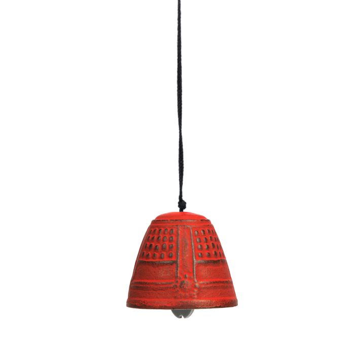CLOCHE FURIN IWACHU MEDITATION ROUGE