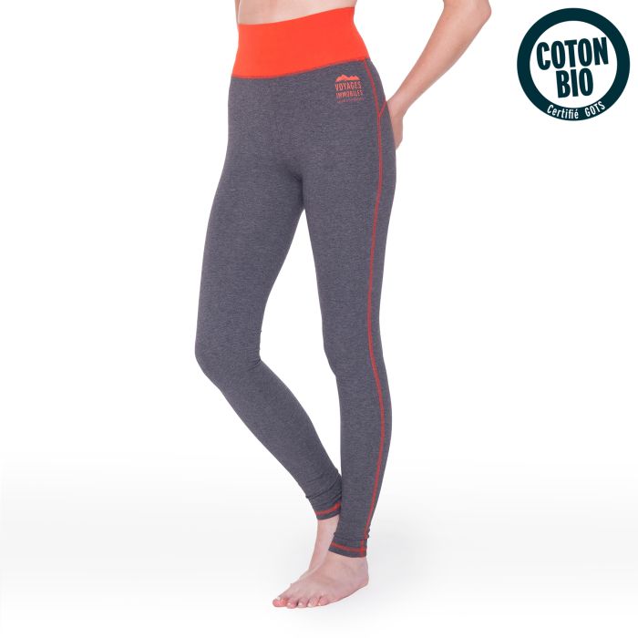 LEGGING PRANA TM ANTHRACITE CHINE/CINABR