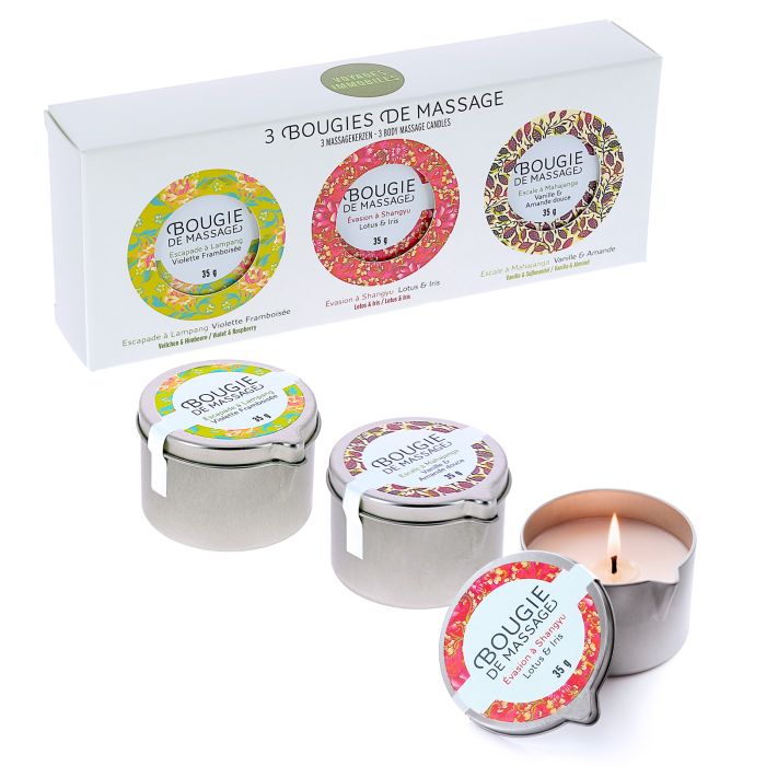 COF 3 BOUGIES MASSAGE