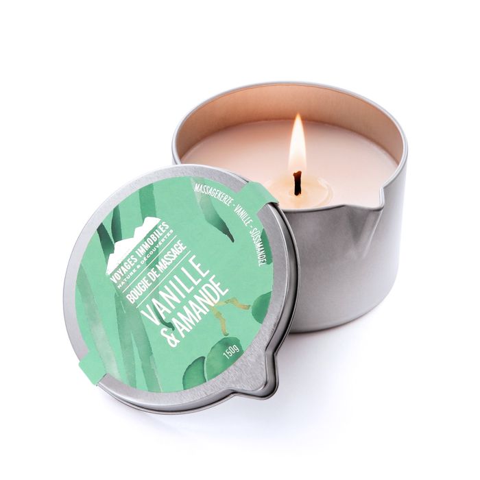 BOUGIE DE MASSAGE VANILLE - AMANDE DOUCE