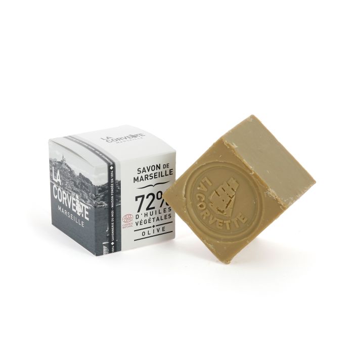 CUBE SAVON DE MARSEILLE 200GR OLIVE
