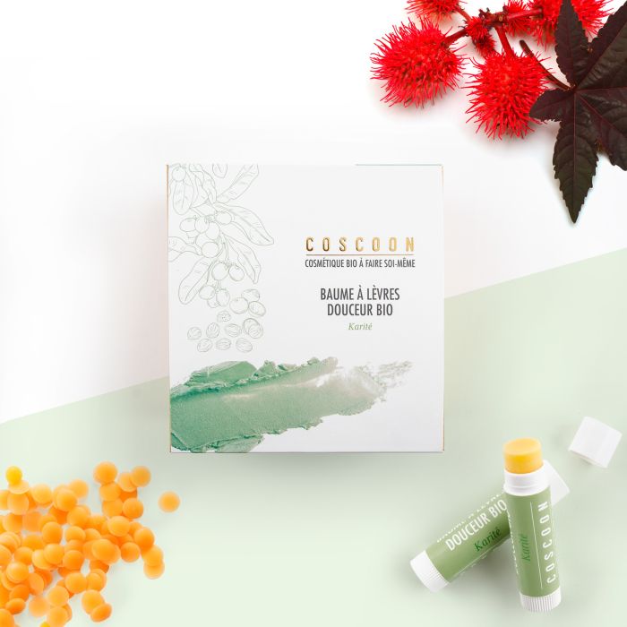 COFFRET DIY BAUME A LEVRES KARITE BIO