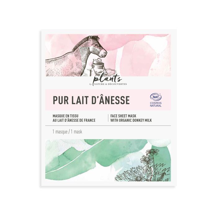 MASQUE EN TISSU AU LAIT D’ANESSE BIO