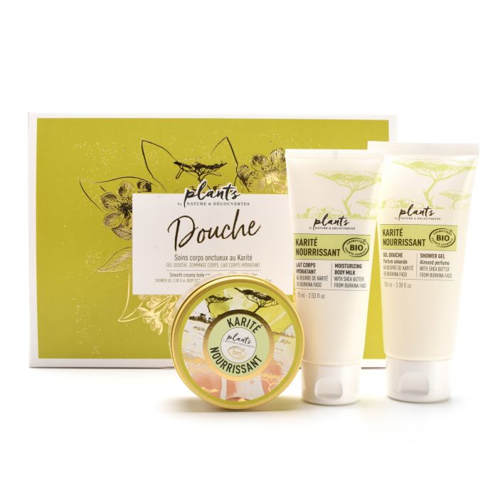 COFFRET DOUCHE KARITE PLANTS