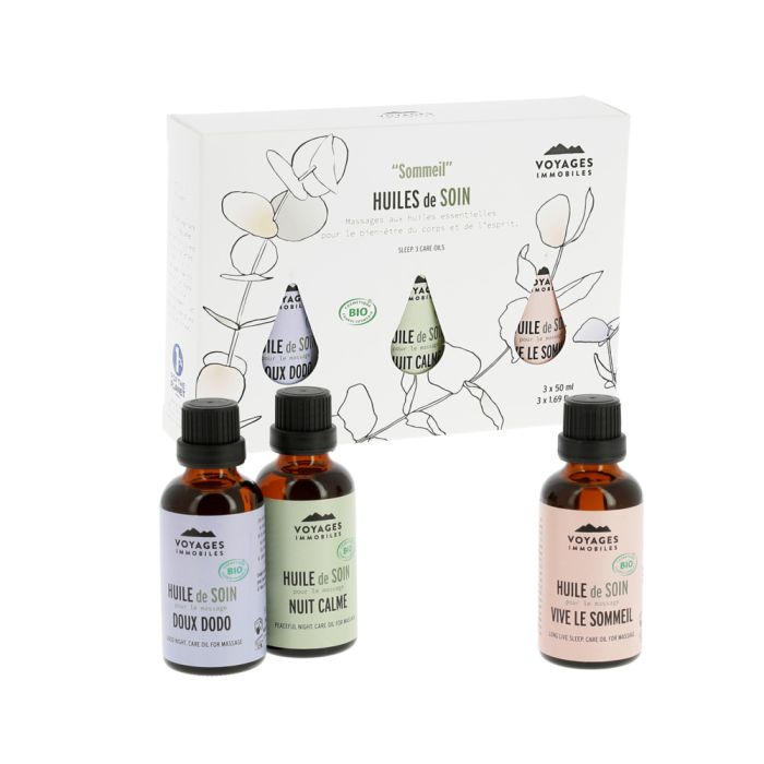 COFFRET HUILES DE MASSAGE 3X50ML