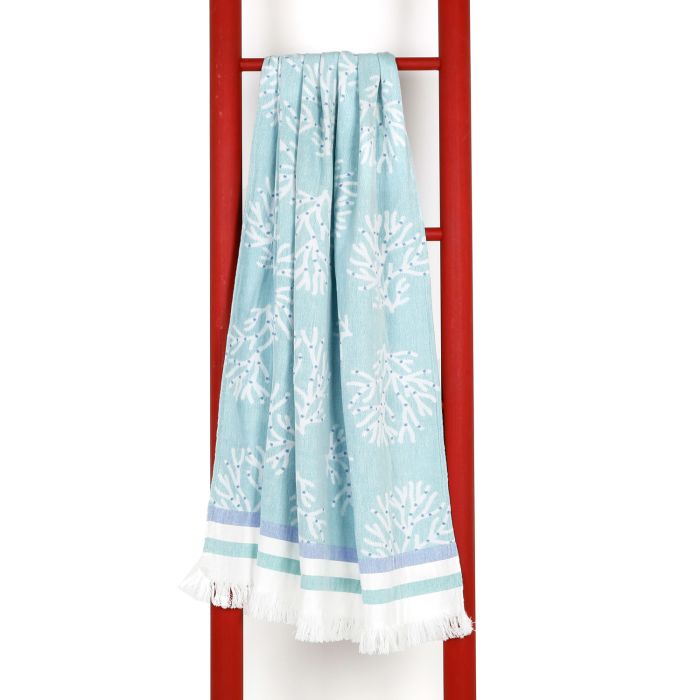 DRAP DE PLAGE BLEU