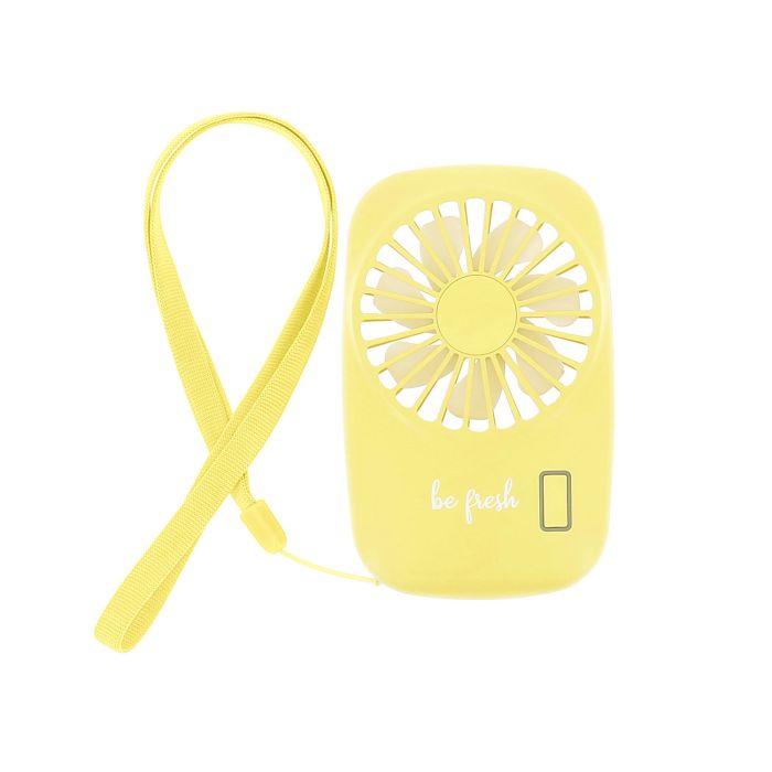 MINI VENTILATEUR RECHARG. JAUNE / FTY-28