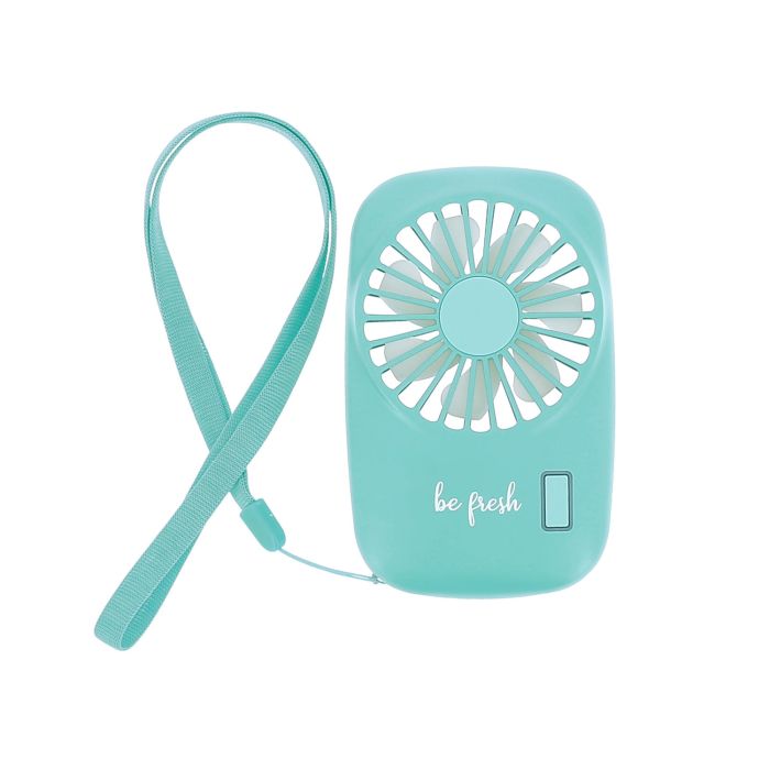 MINI VENTILATEUR RECHARG. BLEU / FTY-28