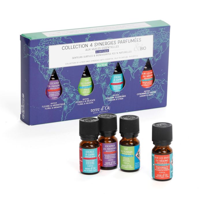 COF 4 SYNERGIES PARFUMEES VOYAGE 10ML