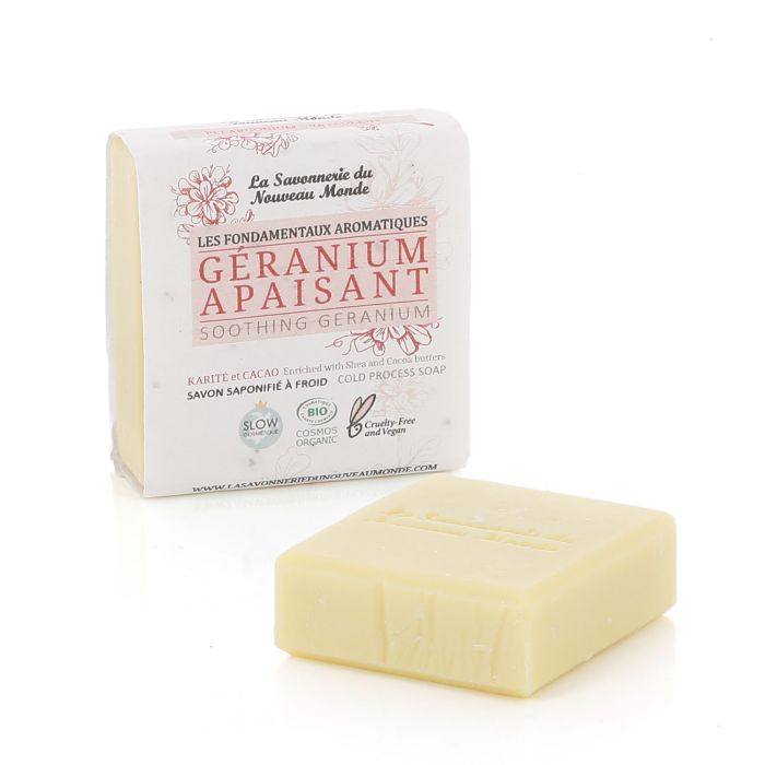 SAVON SOLIDE GERANIUM APAISANT