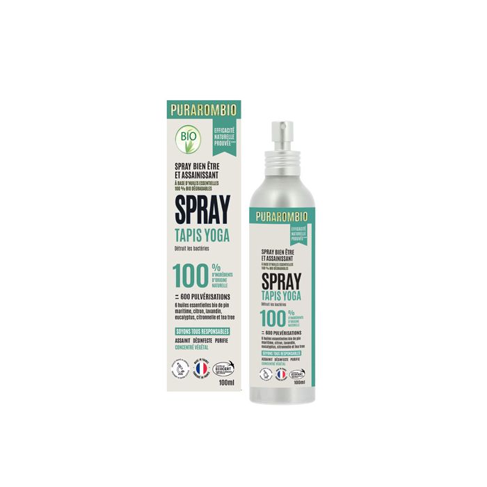 SPRAY PURIFIANT TAPIS DE YOGA PURAROMBIO