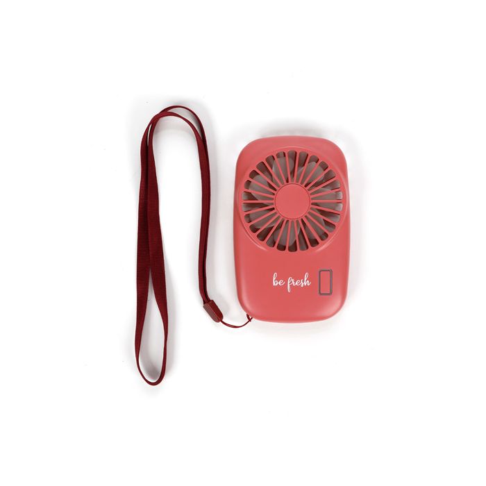 MINI VENTILATEUR RECHARGE. ROSE / FTY-55