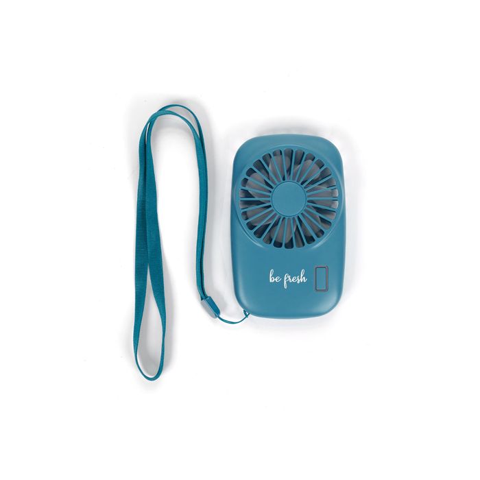 MINI VENTILATEUR RECHARG. BLEU / FTY-28